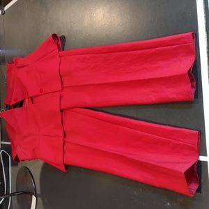 Impressive Red Pants Suit by EMANUEL